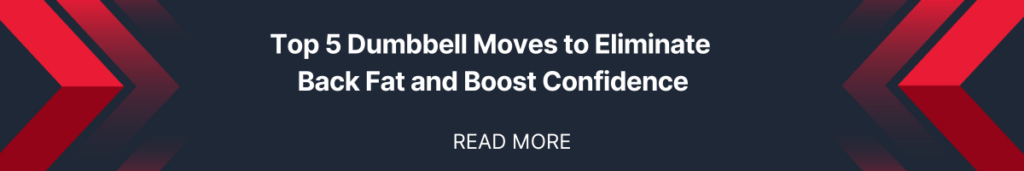 back fat exercises with dumbell