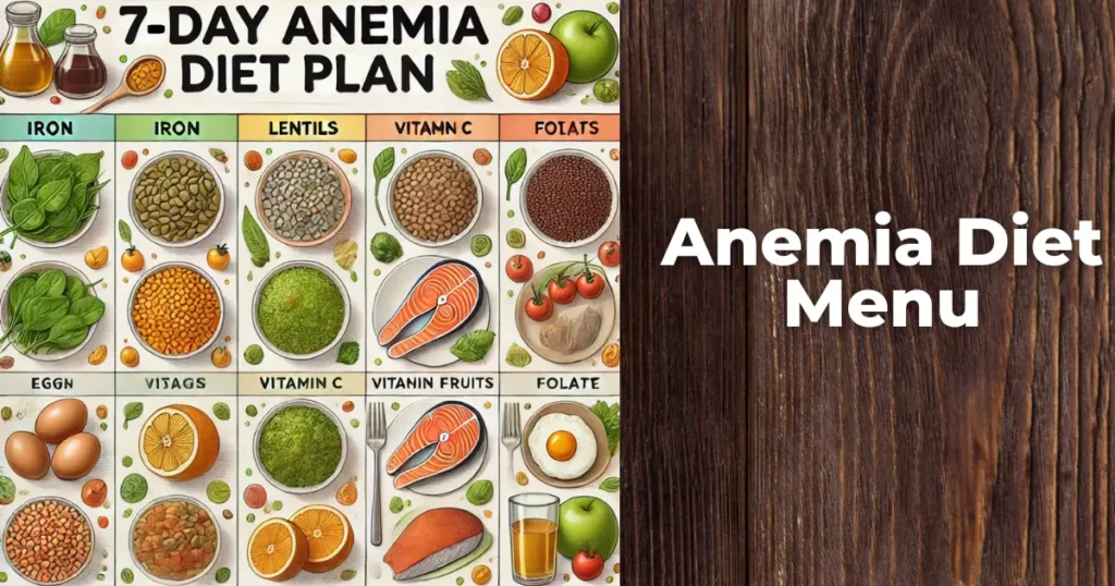 7-day anemia diet plan