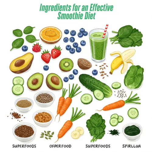 7-day smoothie weight loss diet plan
