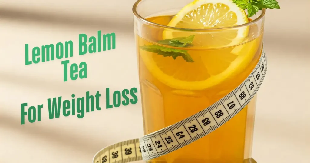 lemon balm tea recipe for weight loss