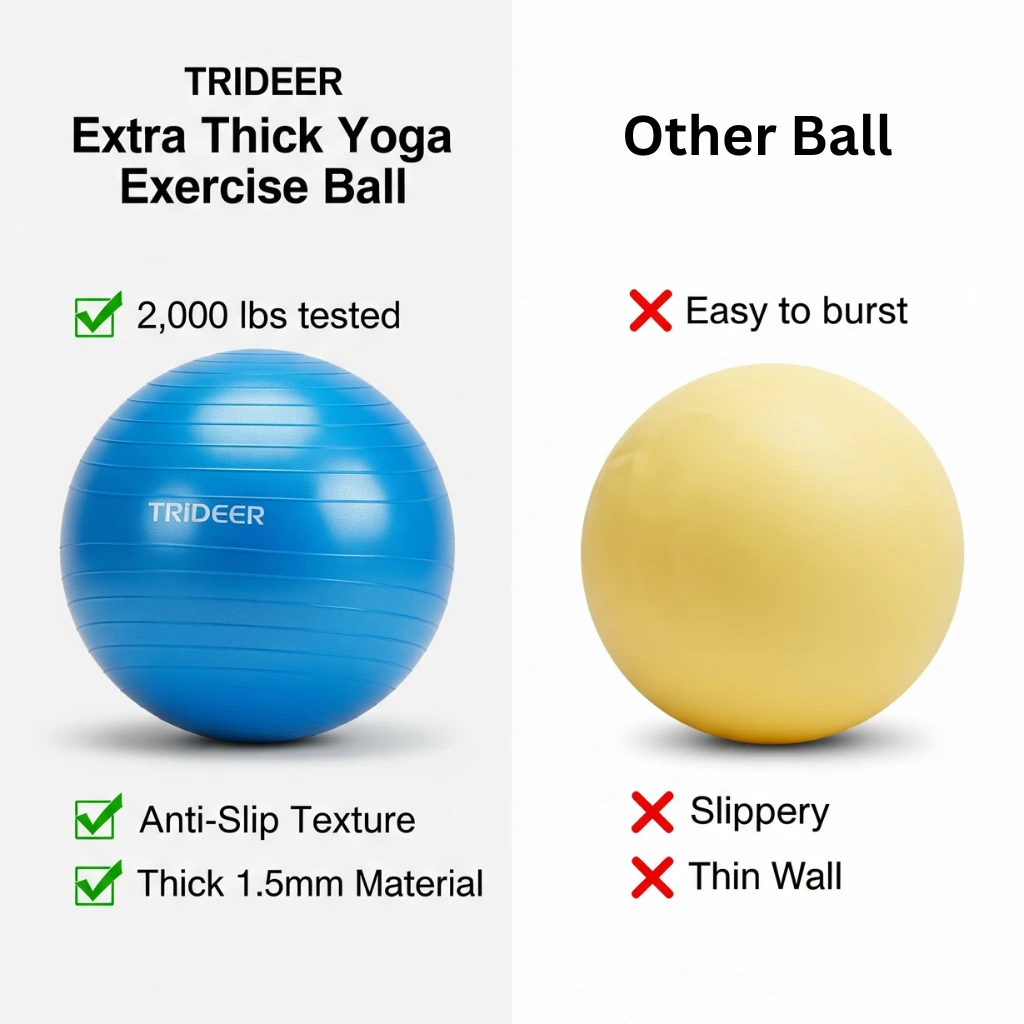 Trideer yoga ball